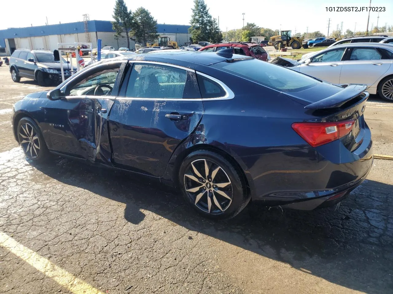 2018 Chevrolet Malibu Lt VIN: 1G1ZD5ST2JF170223 Lot: 76517094