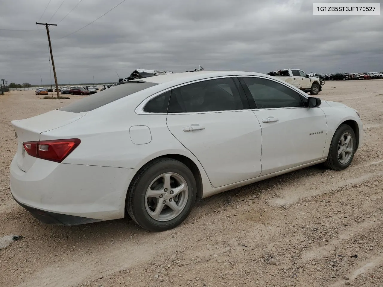 2018 Chevrolet Malibu Ls VIN: 1G1ZB5ST3JF170527 Lot: 76583834