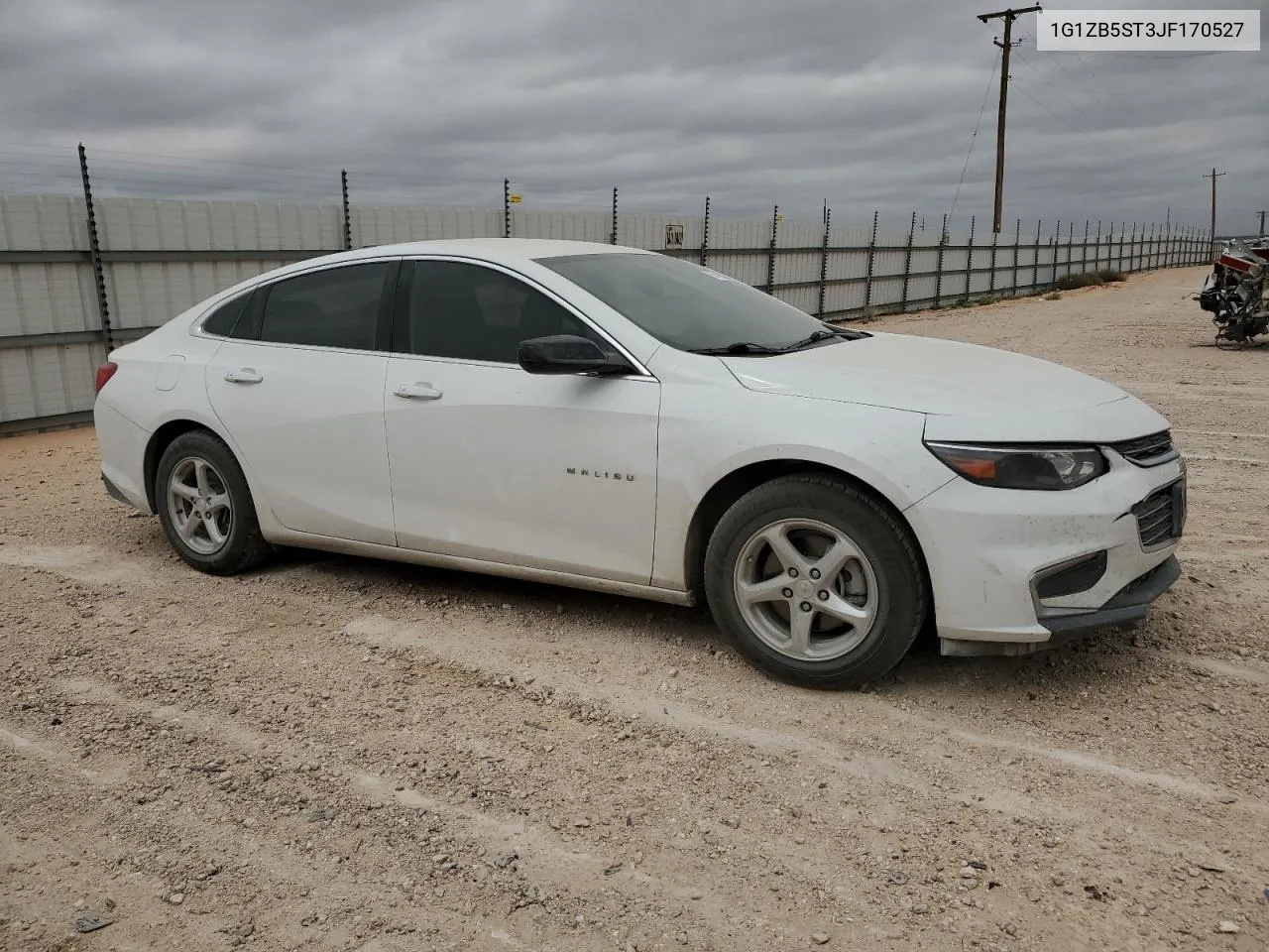 2018 Chevrolet Malibu Ls VIN: 1G1ZB5ST3JF170527 Lot: 76583834