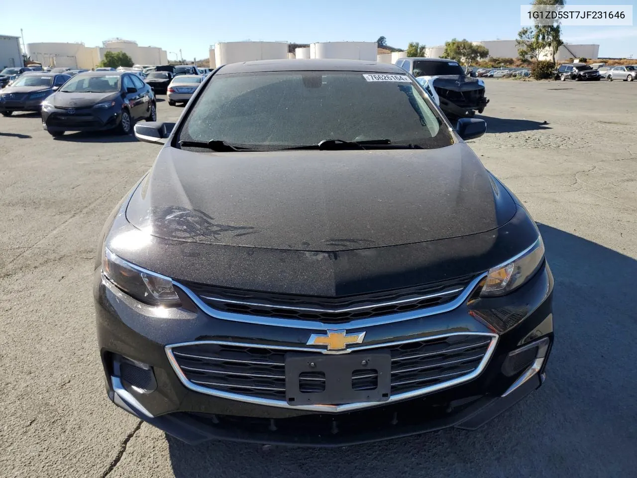 2018 Chevrolet Malibu Lt VIN: 1G1ZD5ST7JF231646 Lot: 76626164