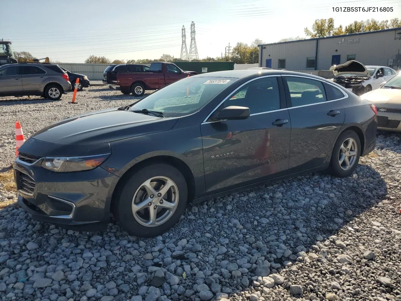 2018 Chevrolet Malibu Ls VIN: 1G1ZB5ST6JF216805 Lot: 76637574