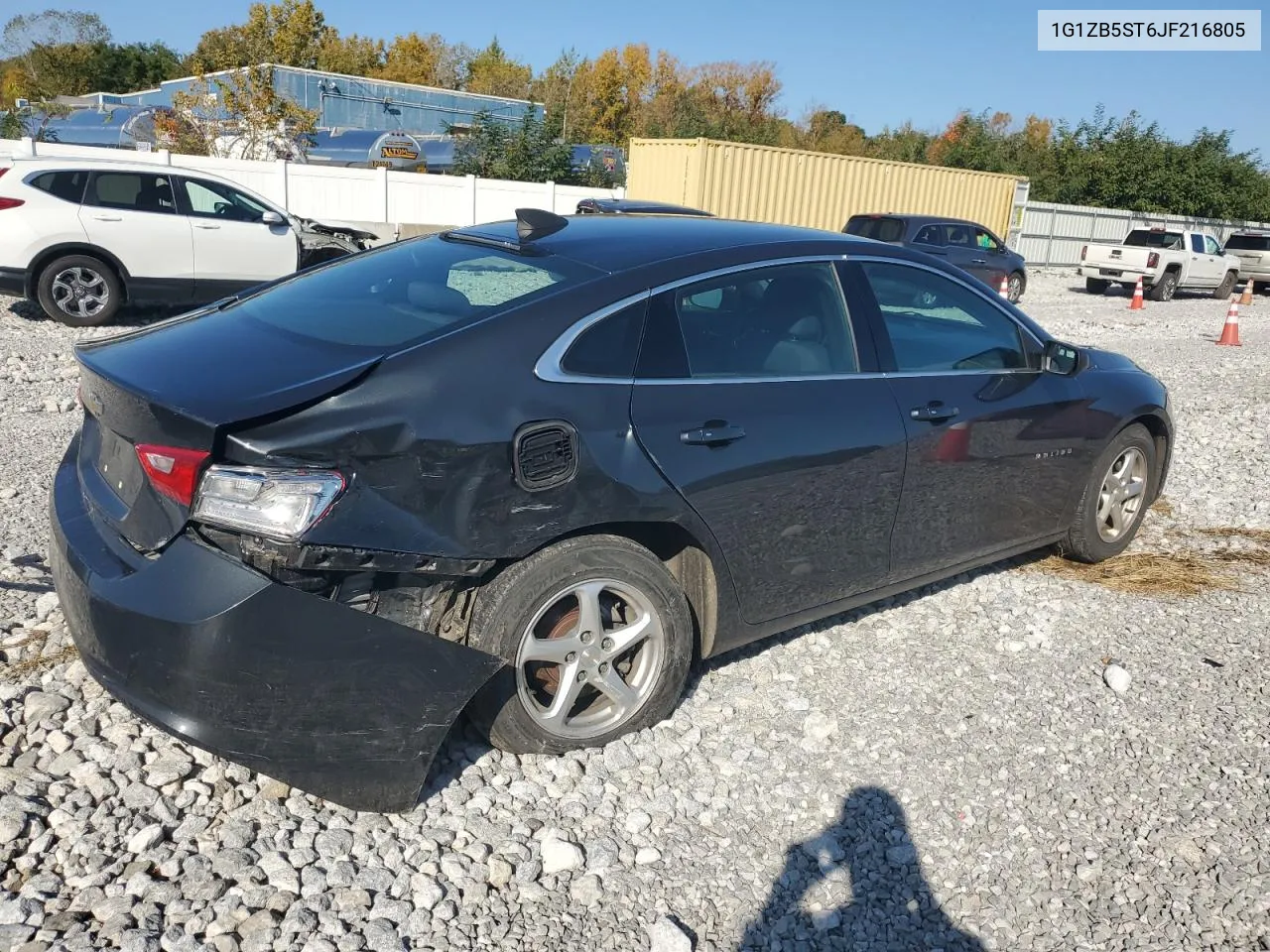 2018 Chevrolet Malibu Ls VIN: 1G1ZB5ST6JF216805 Lot: 76637574