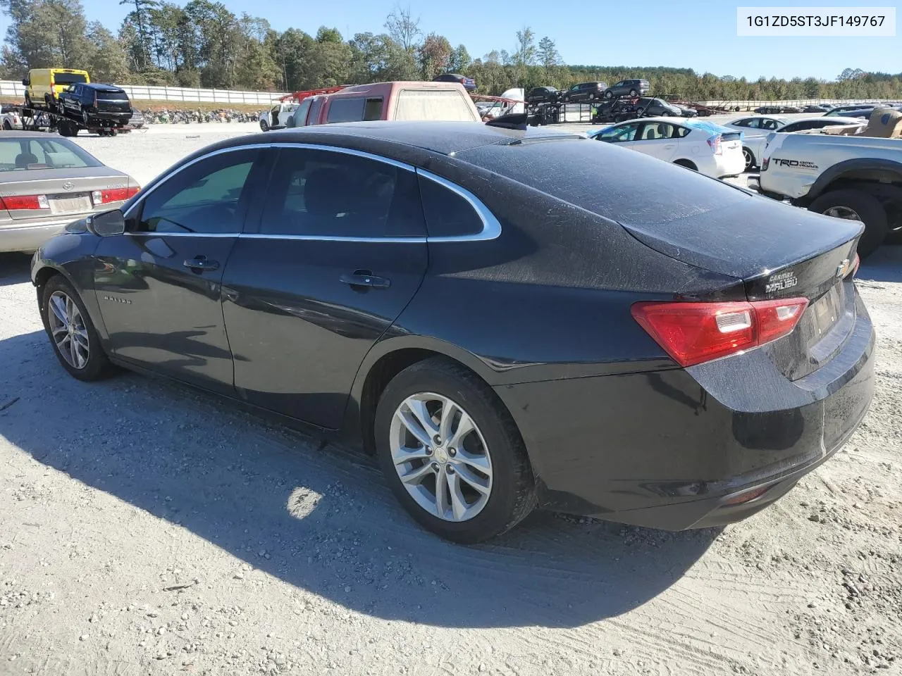 2018 Chevrolet Malibu Lt VIN: 1G1ZD5ST3JF149767 Lot: 76674124