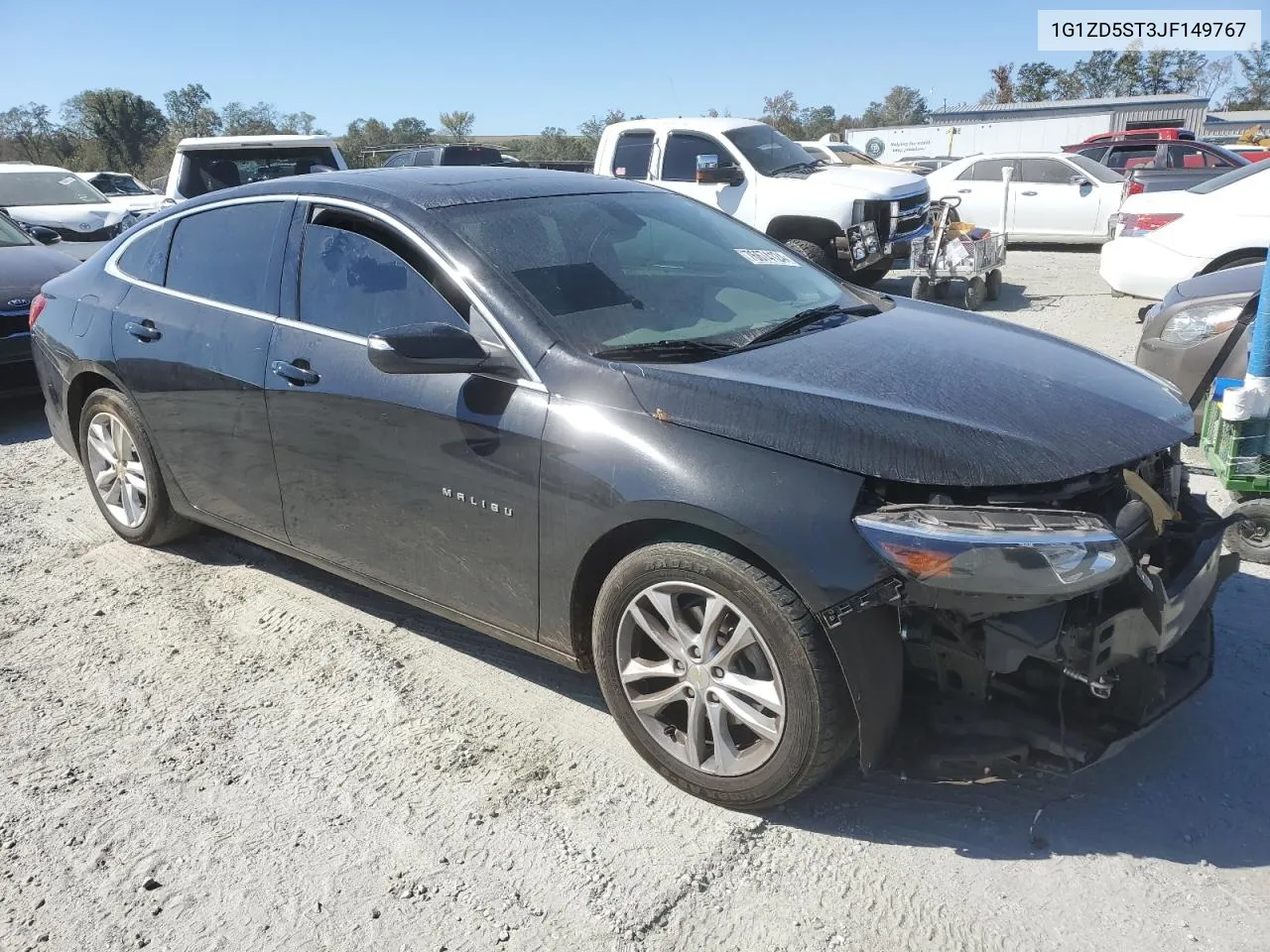 2018 Chevrolet Malibu Lt VIN: 1G1ZD5ST3JF149767 Lot: 76674124