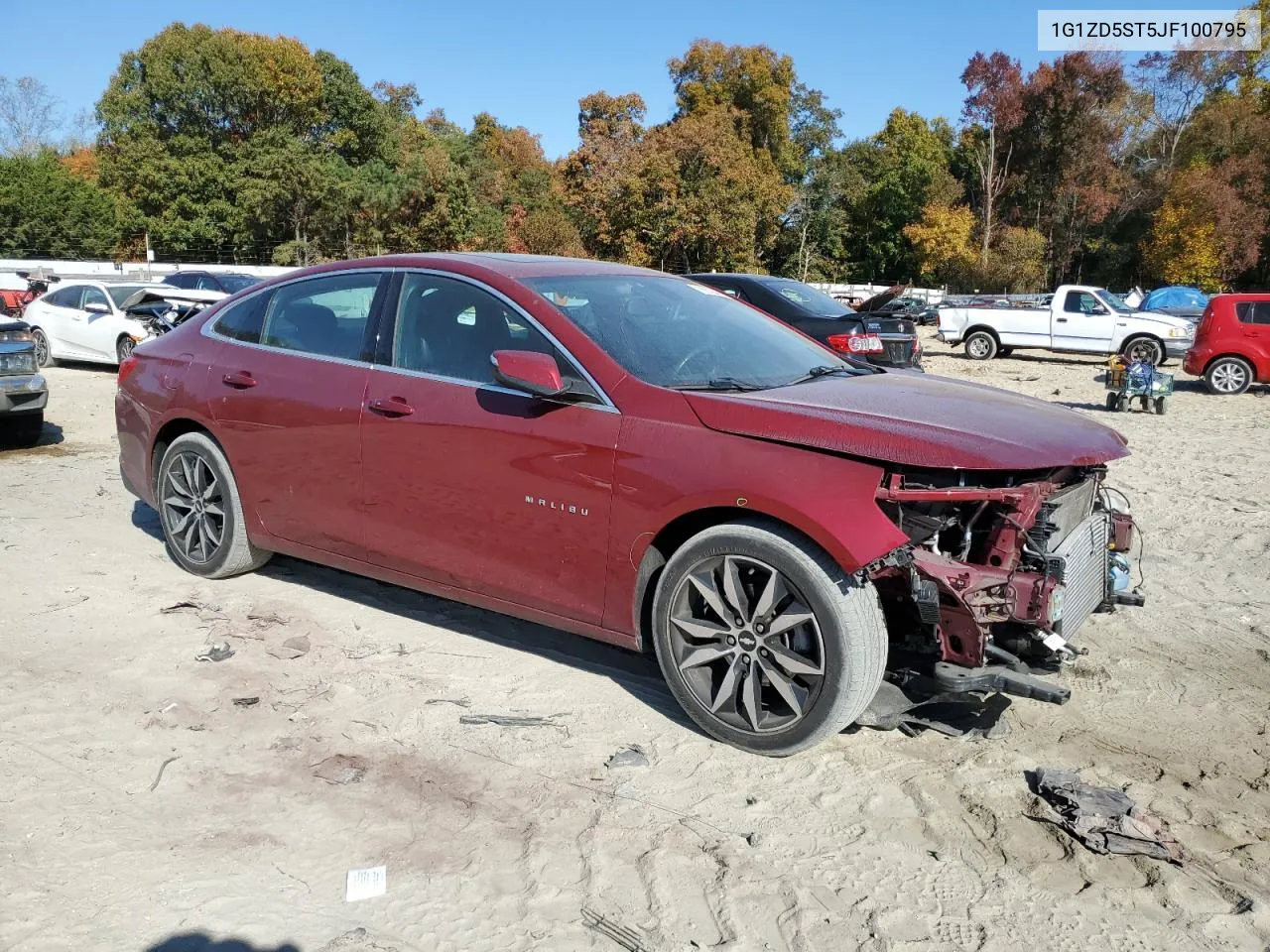 2018 Chevrolet Malibu Lt VIN: 1G1ZD5ST5JF100795 Lot: 76679444