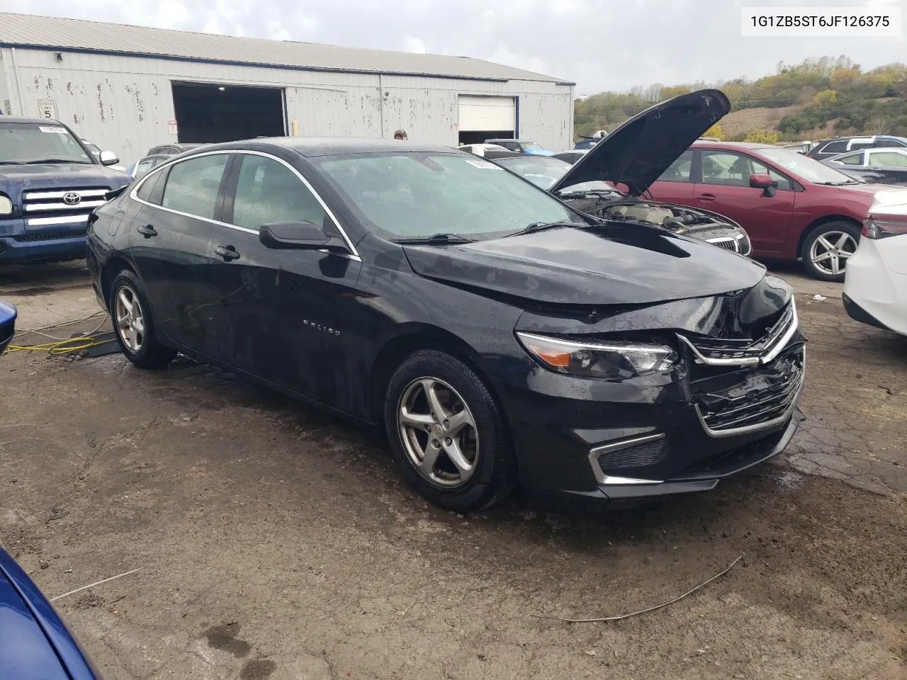 2018 Chevrolet Malibu Ls VIN: 1G1ZB5ST6JF126375 Lot: 76690724