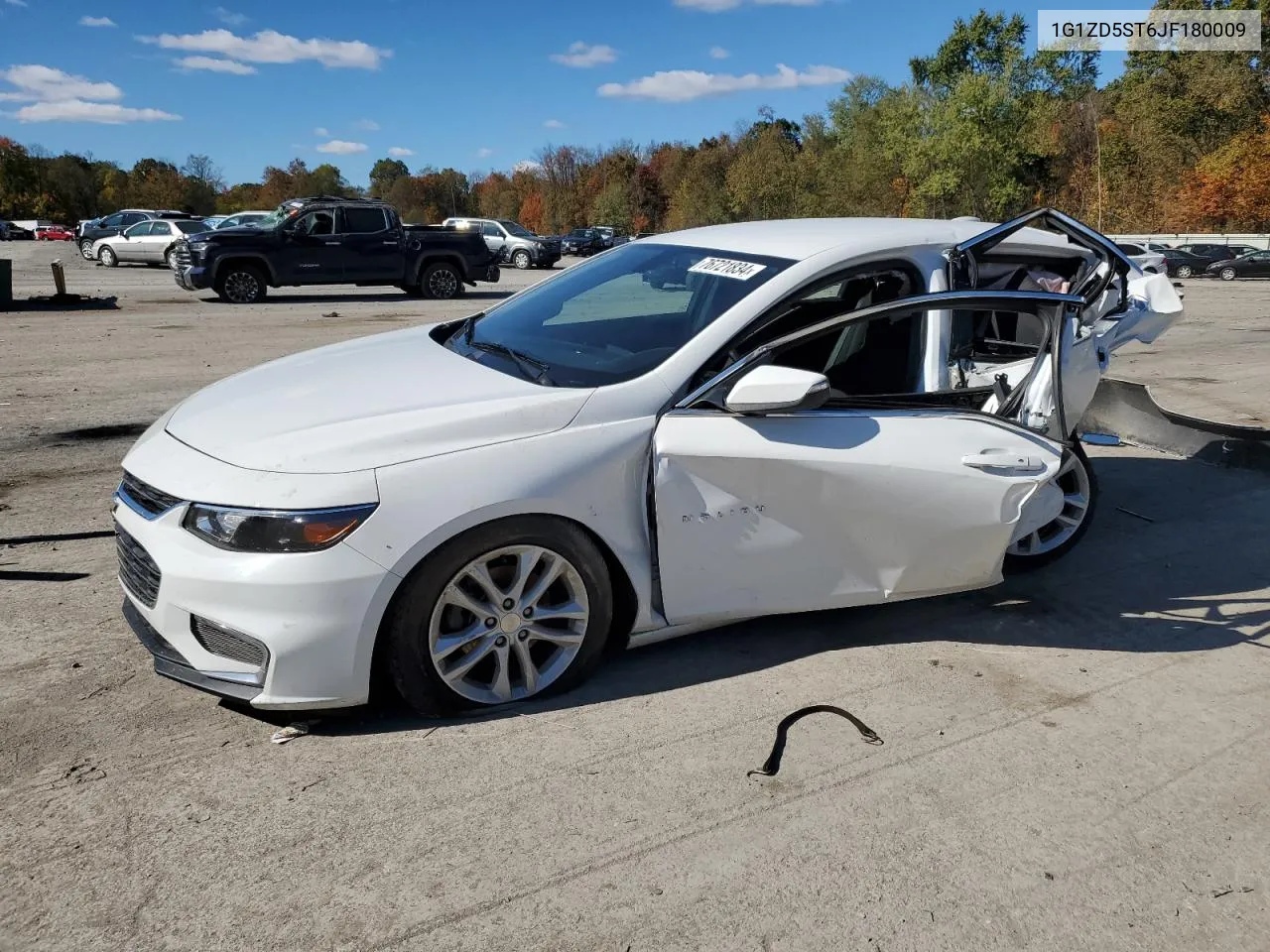 2018 Chevrolet Malibu Lt VIN: 1G1ZD5ST6JF180009 Lot: 76721834