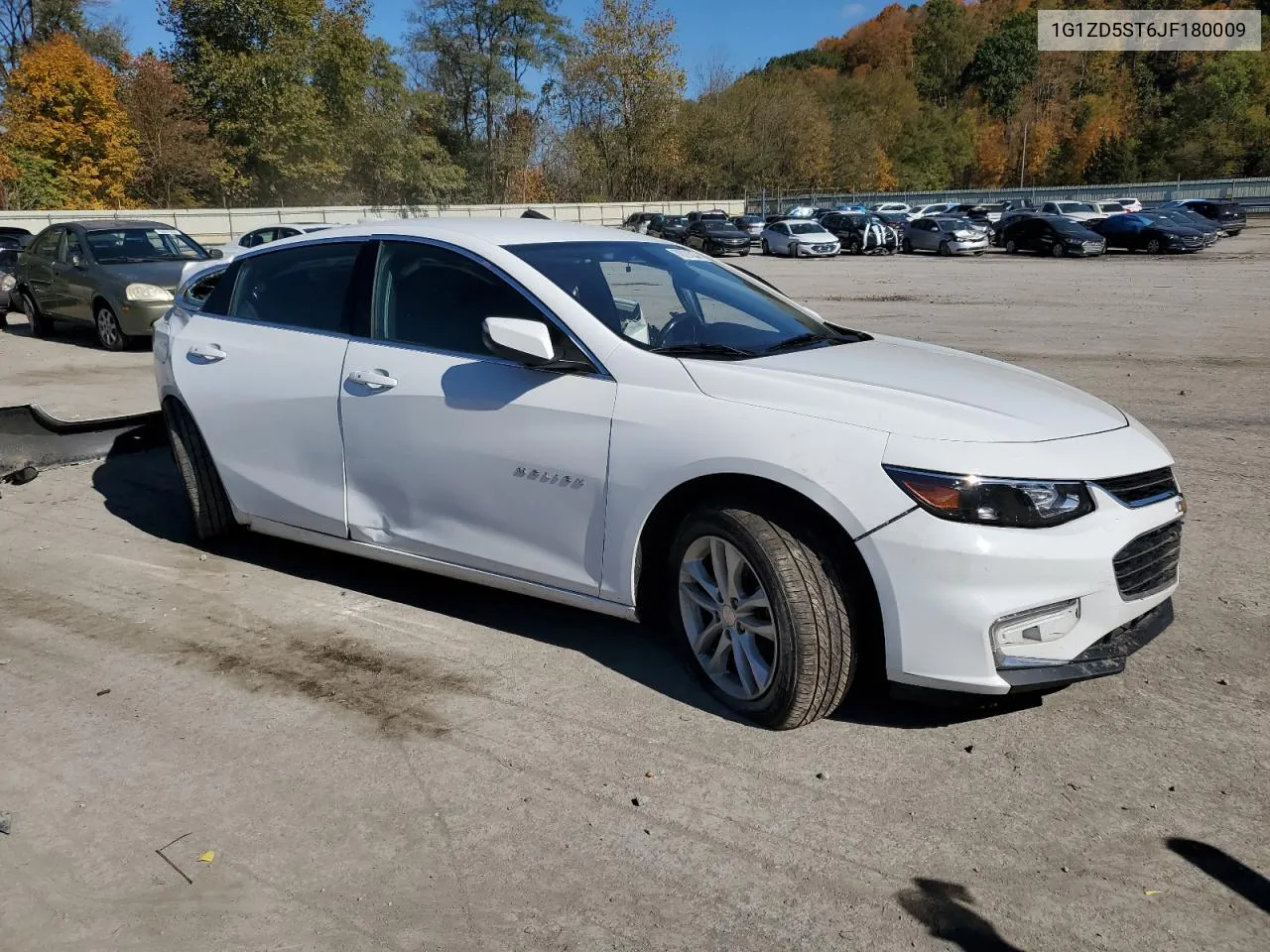 2018 Chevrolet Malibu Lt VIN: 1G1ZD5ST6JF180009 Lot: 76721834