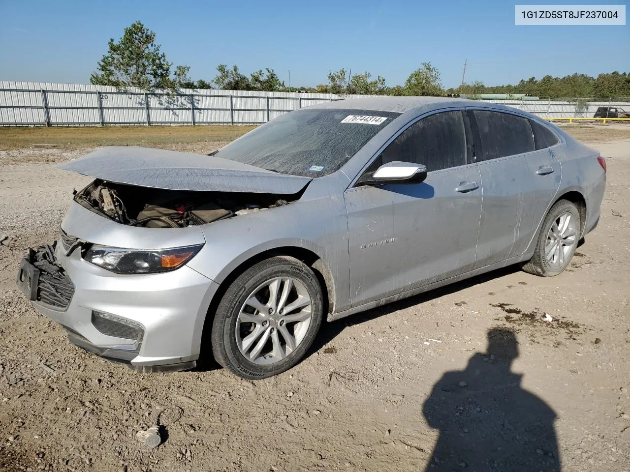 2018 Chevrolet Malibu Lt VIN: 1G1ZD5ST8JF237004 Lot: 76744314