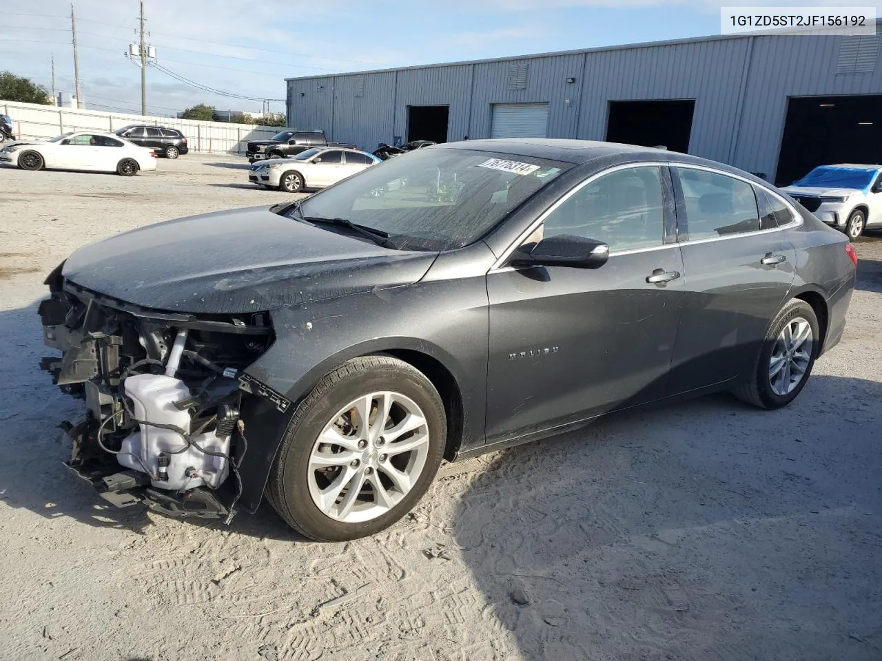 1G1ZD5ST2JF156192 2018 Chevrolet Malibu Lt