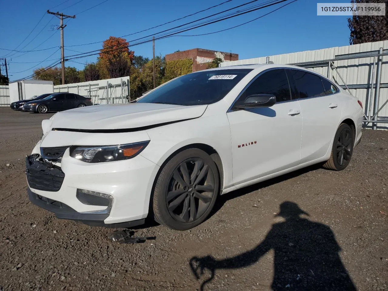 2018 Chevrolet Malibu Lt VIN: 1G1ZD5STXJF119956 Lot: 76819114