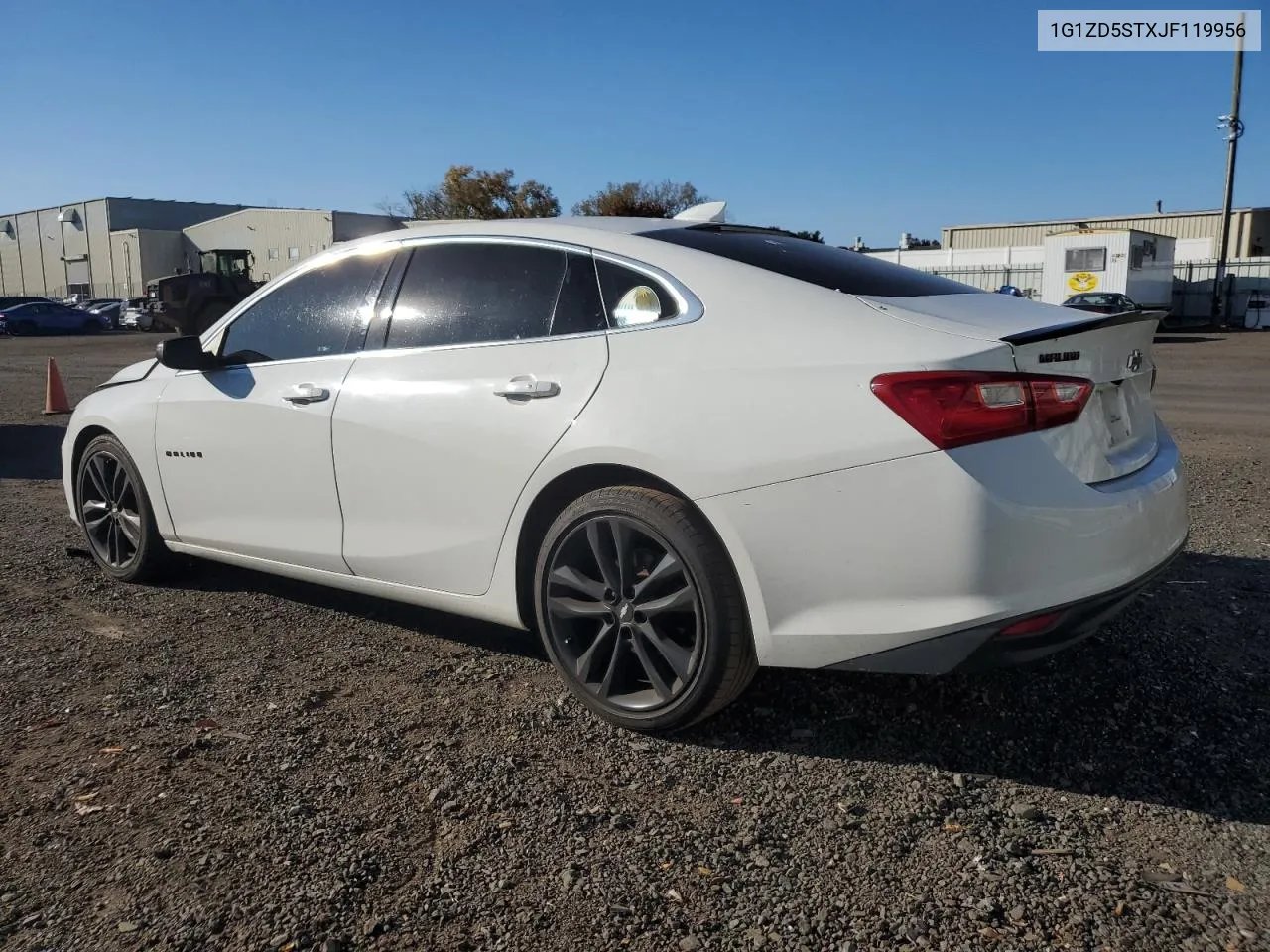 2018 Chevrolet Malibu Lt VIN: 1G1ZD5STXJF119956 Lot: 76819114