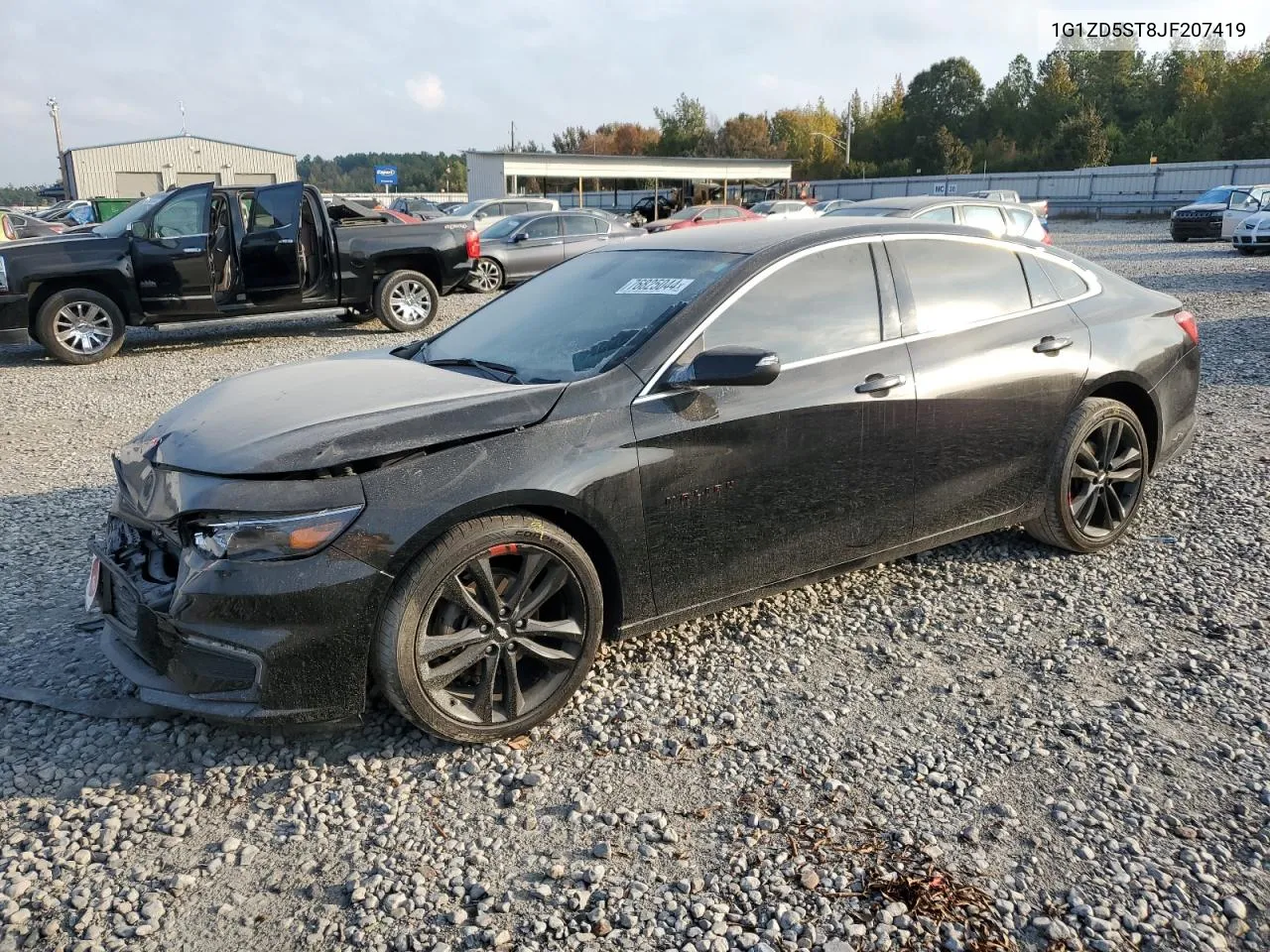 2018 Chevrolet Malibu Lt VIN: 1G1ZD5ST8JF207419 Lot: 76825044