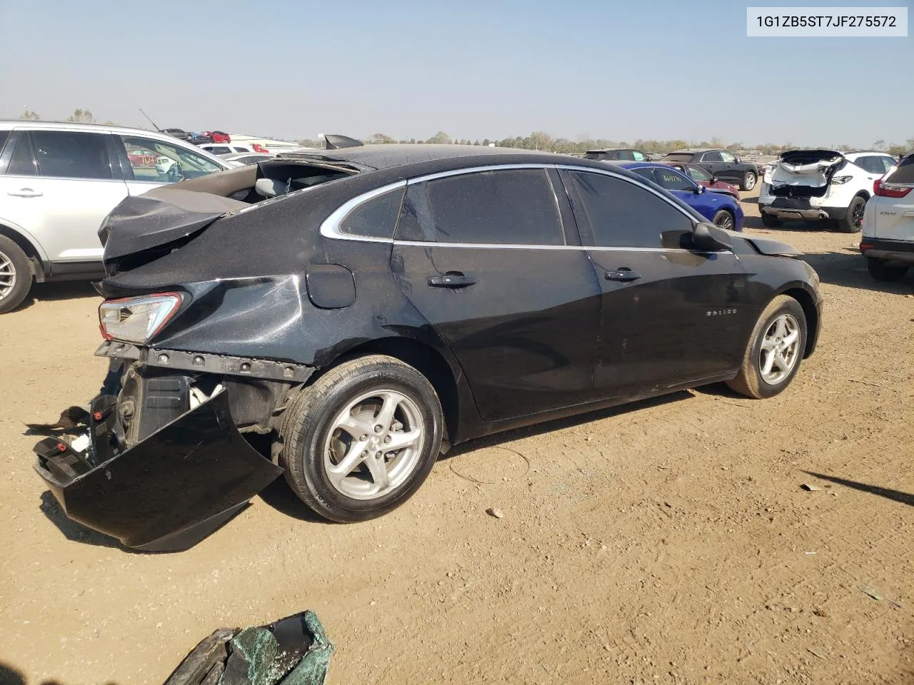 2018 Chevrolet Malibu Ls VIN: 1G1ZB5ST7JF275572 Lot: 76932004