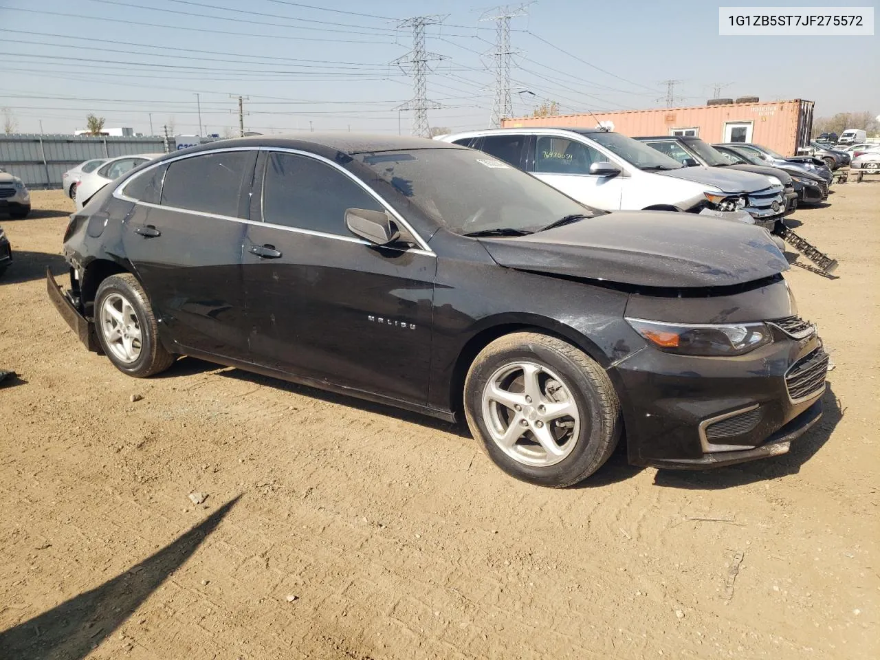 2018 Chevrolet Malibu Ls VIN: 1G1ZB5ST7JF275572 Lot: 76932004