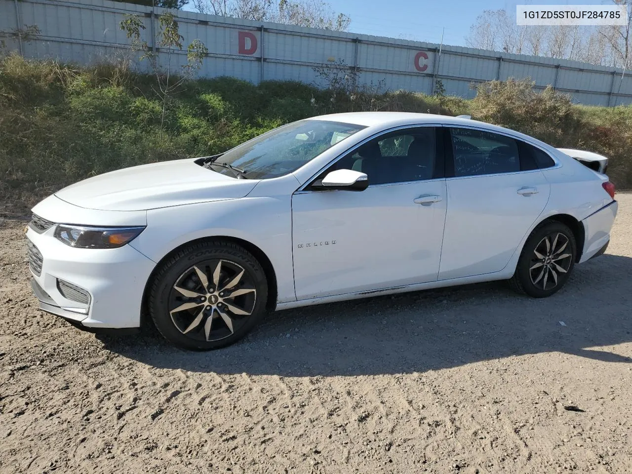 2018 Chevrolet Malibu Lt VIN: 1G1ZD5ST0JF284785 Lot: 76971674