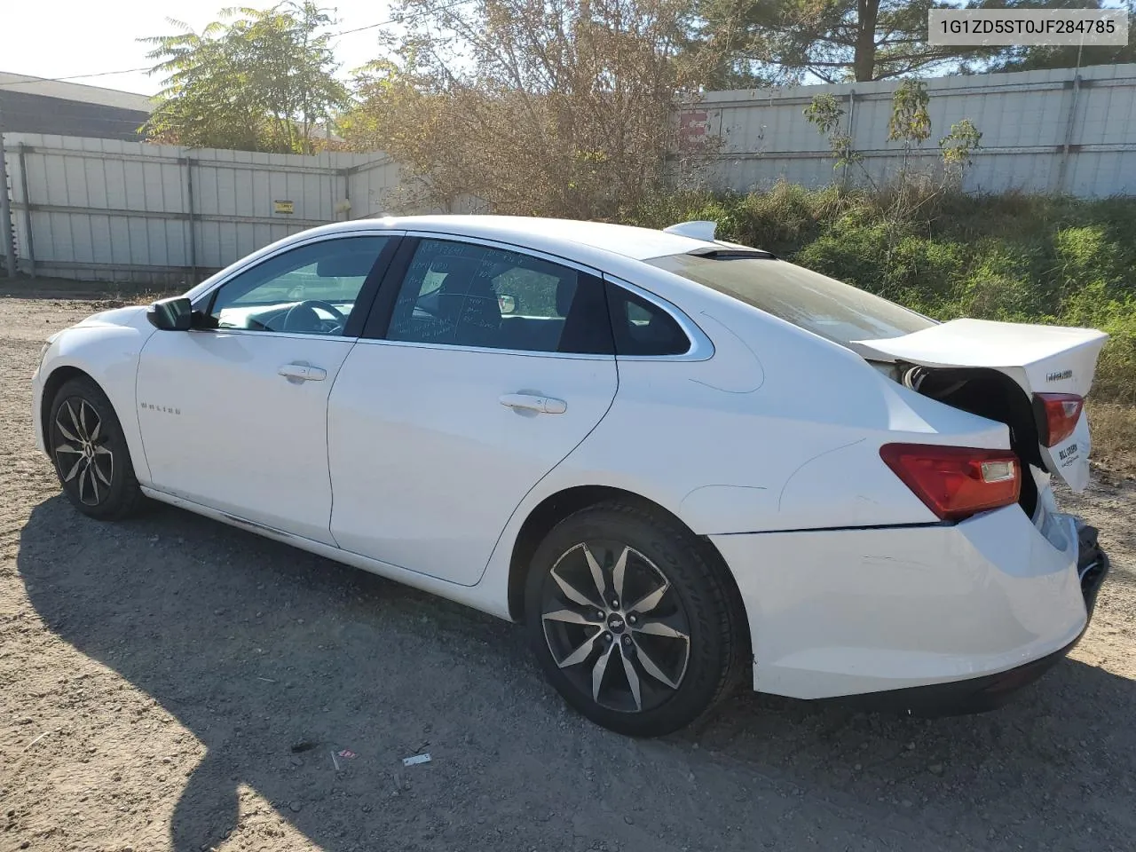 2018 Chevrolet Malibu Lt VIN: 1G1ZD5ST0JF284785 Lot: 76971674