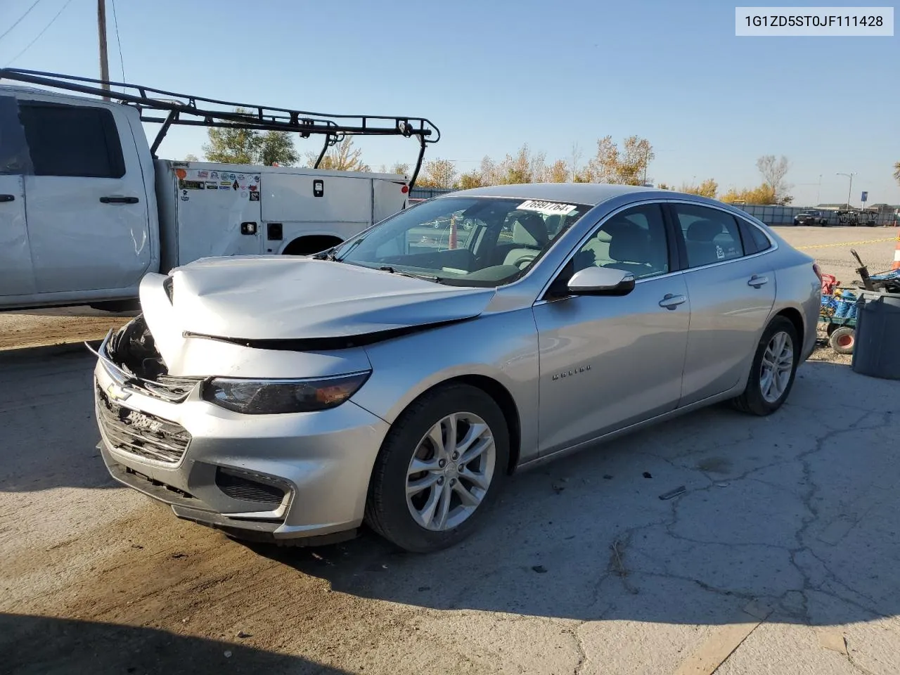 2018 Chevrolet Malibu Lt VIN: 1G1ZD5ST0JF111428 Lot: 76997764