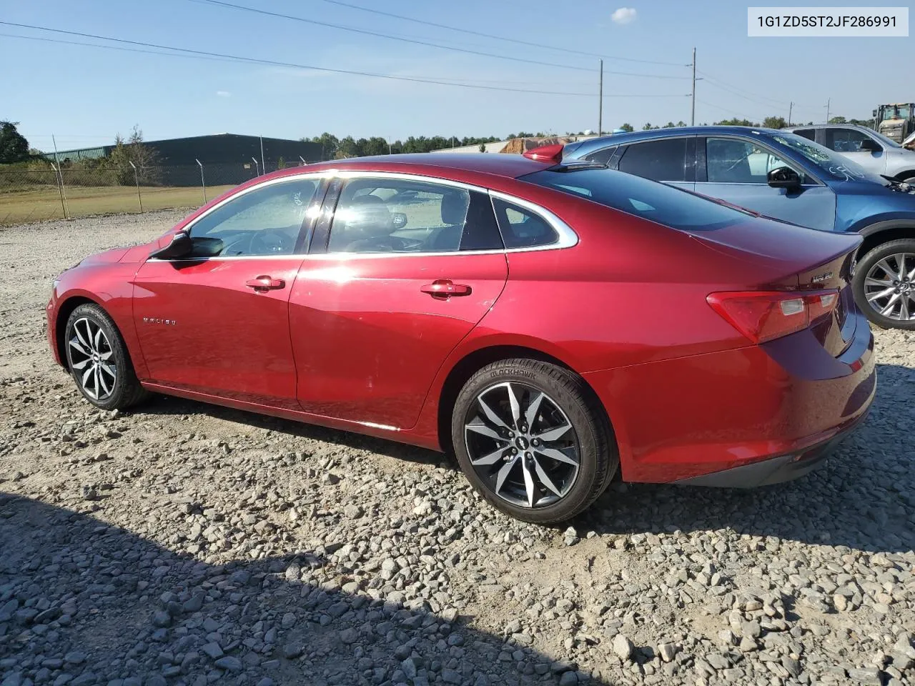 2018 Chevrolet Malibu Lt VIN: 1G1ZD5ST2JF286991 Lot: 77010134