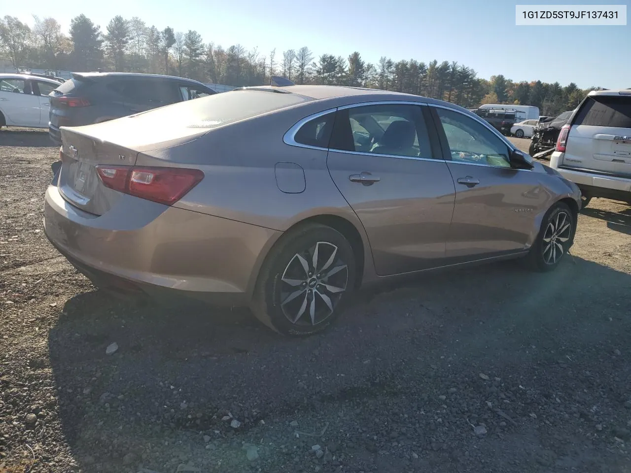 2018 Chevrolet Malibu Lt VIN: 1G1ZD5ST9JF137431 Lot: 77071014