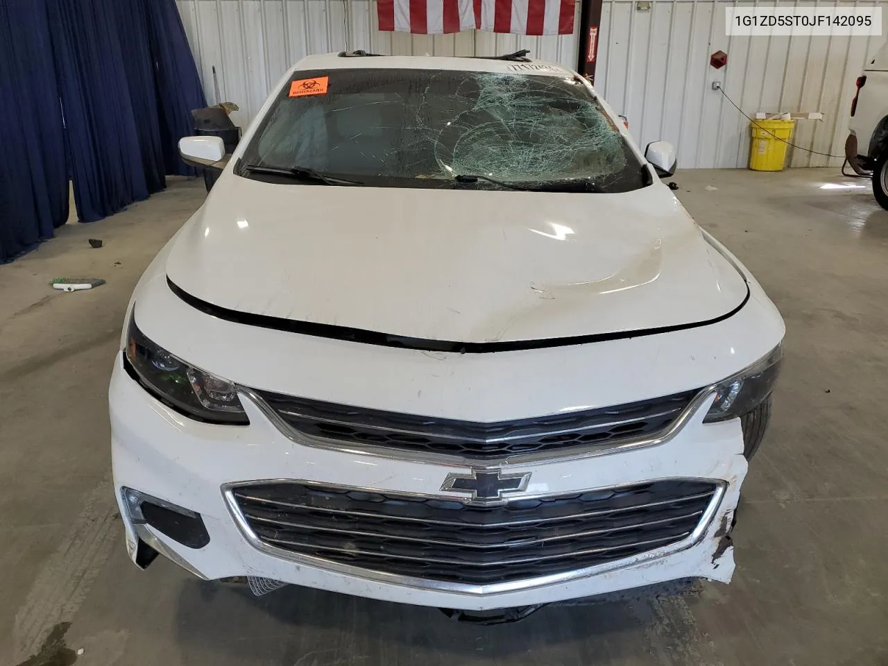 2018 Chevrolet Malibu Lt VIN: 1G1ZD5ST0JF142095 Lot: 77172434