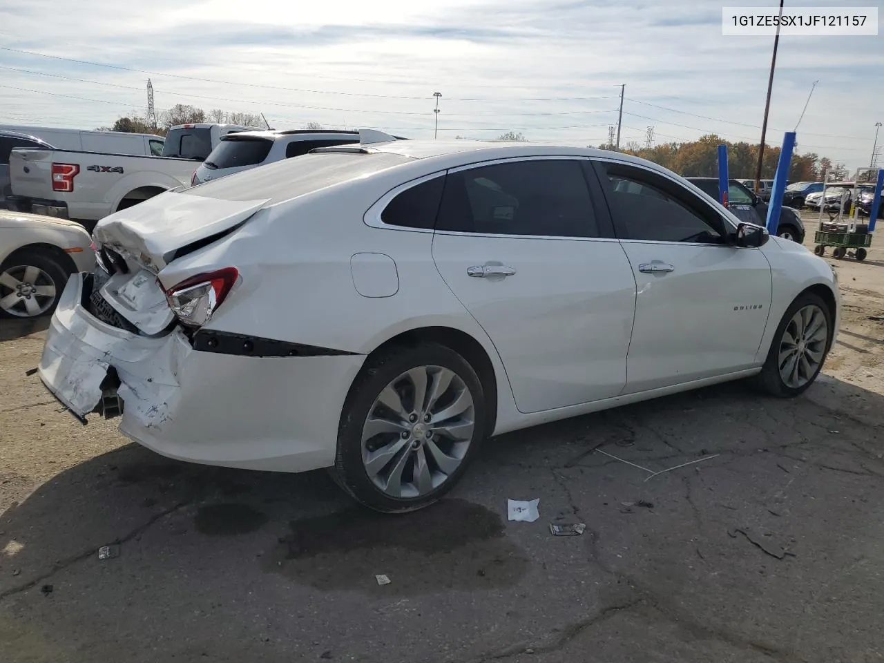 2018 Chevrolet Malibu Premier VIN: 1G1ZE5SX1JF121157 Lot: 77221074