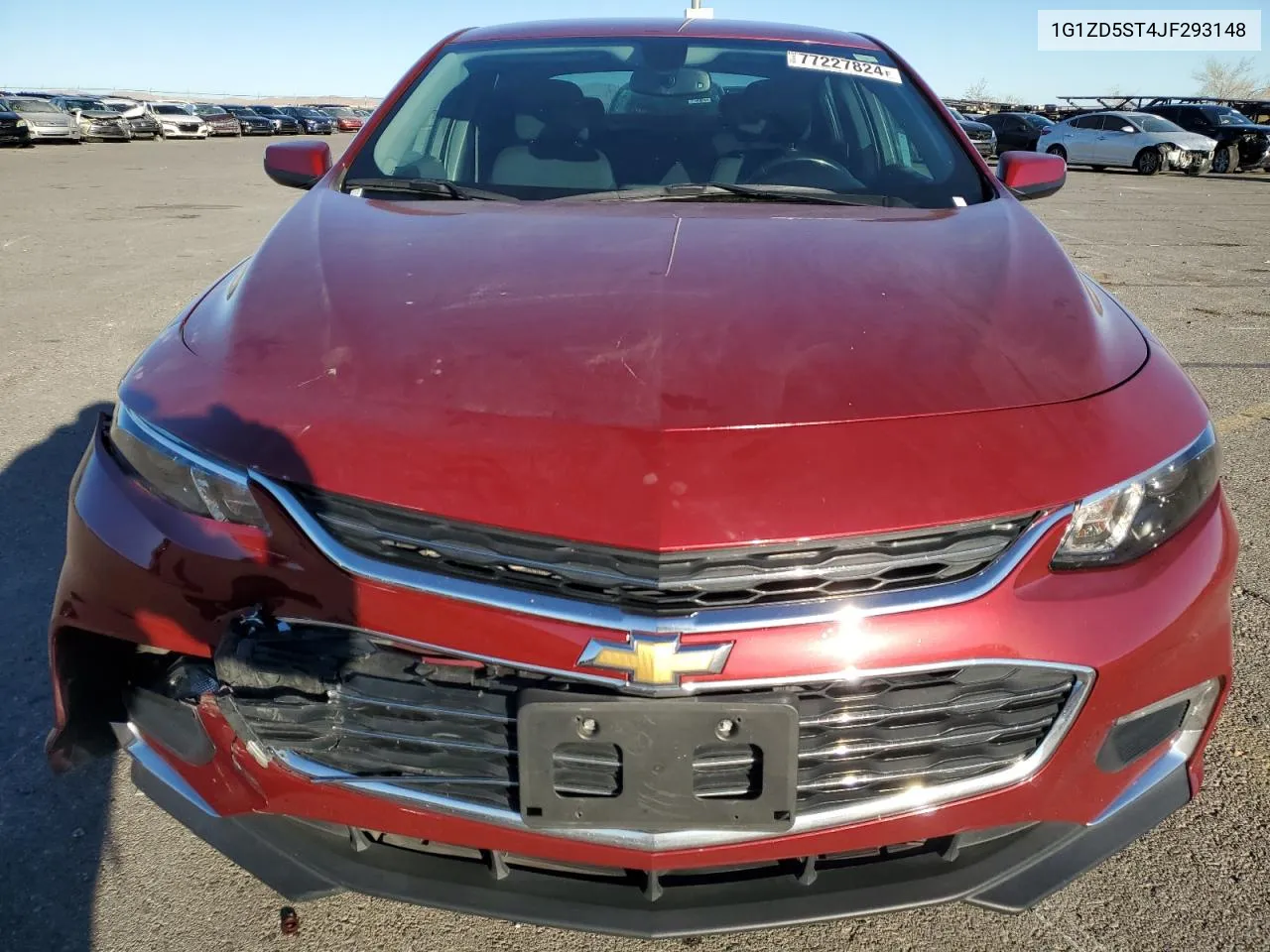 2018 Chevrolet Malibu Lt VIN: 1G1ZD5ST4JF293148 Lot: 77227824