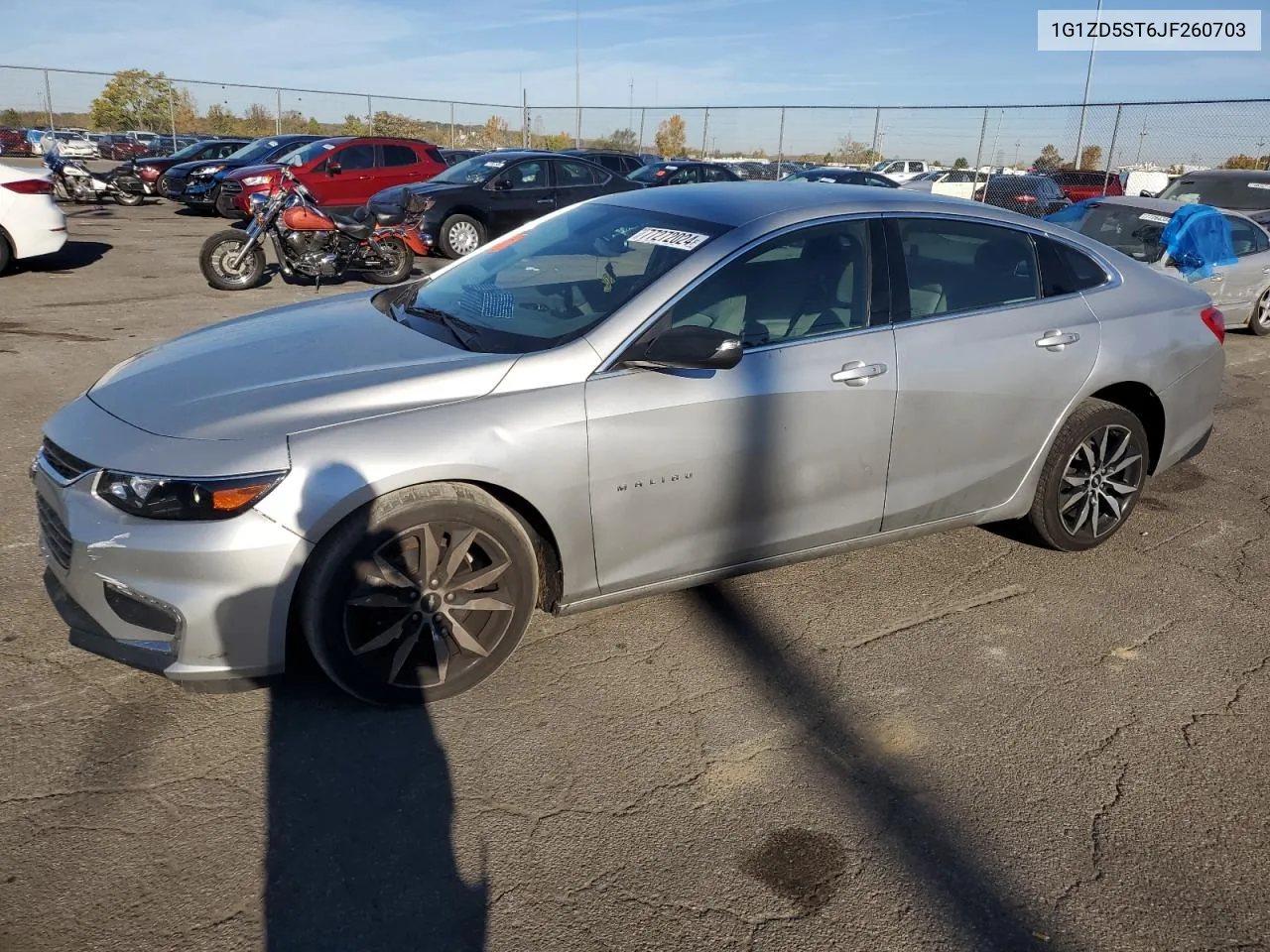 2018 Chevrolet Malibu Lt VIN: 1G1ZD5ST6JF260703 Lot: 77272024