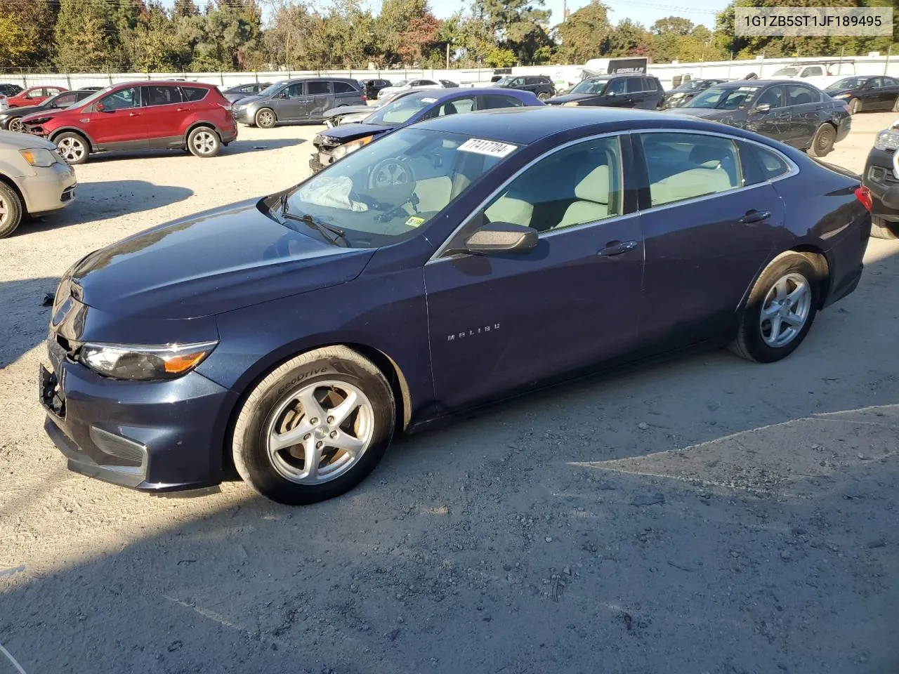 2018 Chevrolet Malibu Ls VIN: 1G1ZB5ST1JF189495 Lot: 77417704