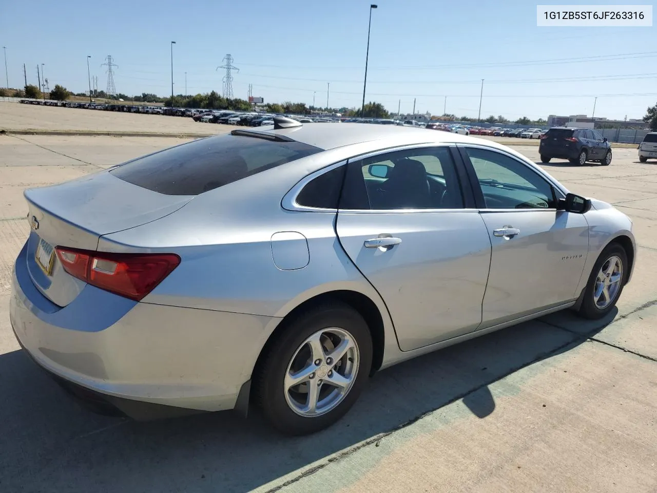 2018 Chevrolet Malibu Ls VIN: 1G1ZB5ST6JF263316 Lot: 77439304