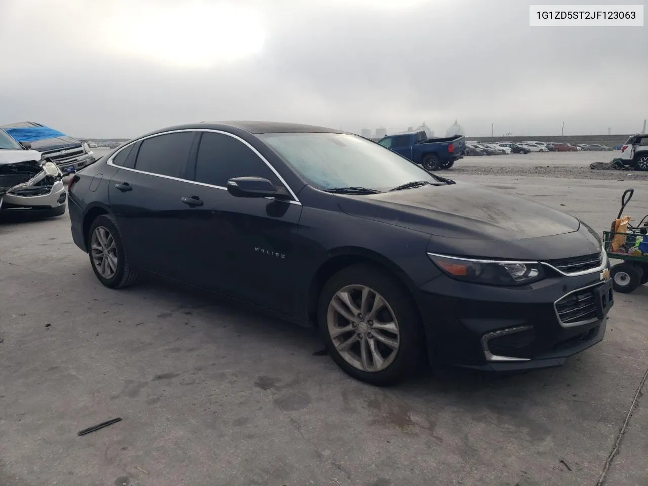 2018 Chevrolet Malibu Lt VIN: 1G1ZD5ST2JF123063 Lot: 77495314