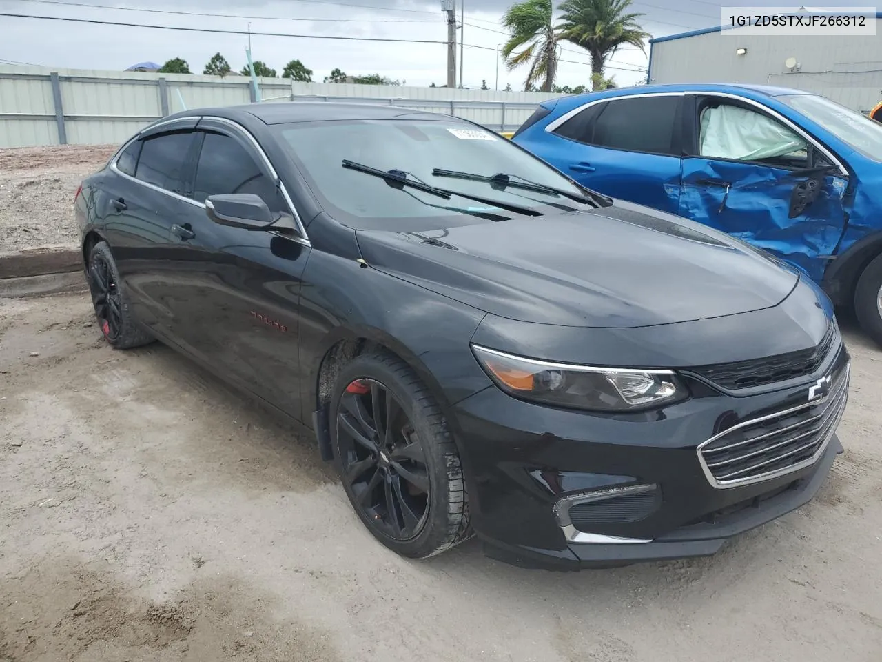 2018 Chevrolet Malibu Lt VIN: 1G1ZD5STXJF266312 Lot: 77563034