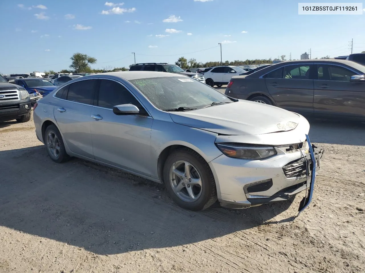 2018 Chevrolet Malibu Ls VIN: 1G1ZB5ST0JF119261 Lot: 77608704