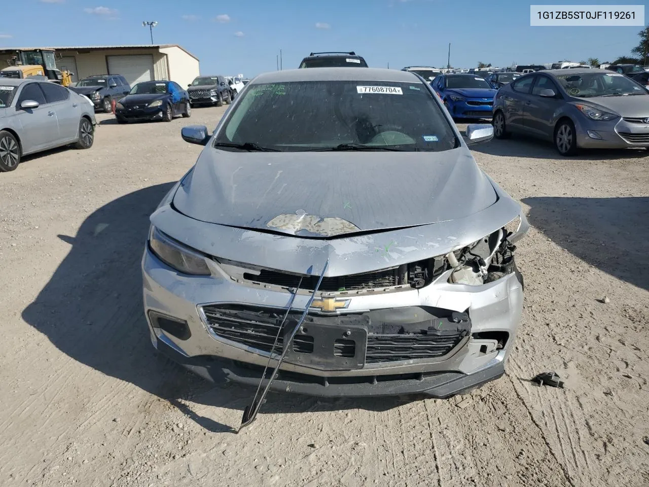 2018 Chevrolet Malibu Ls VIN: 1G1ZB5ST0JF119261 Lot: 77608704