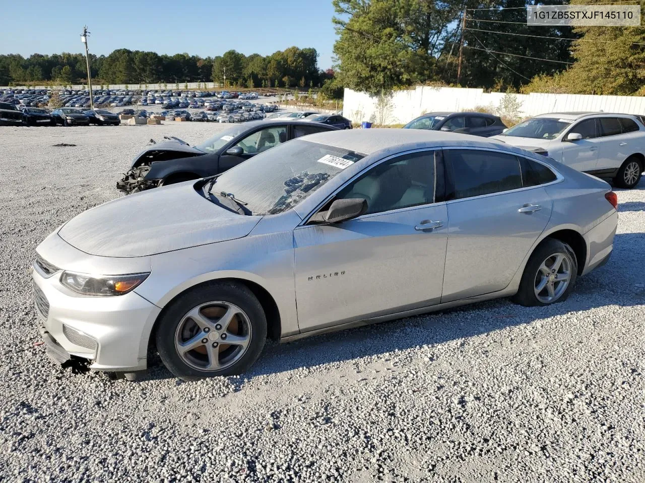 2018 Chevrolet Malibu Ls VIN: 1G1ZB5STXJF145110 Lot: 77661244