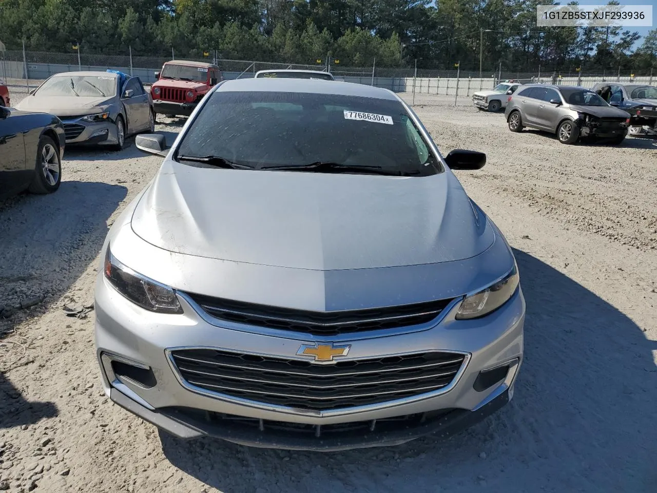 2018 Chevrolet Malibu Ls VIN: 1G1ZB5STXJF293936 Lot: 77686304