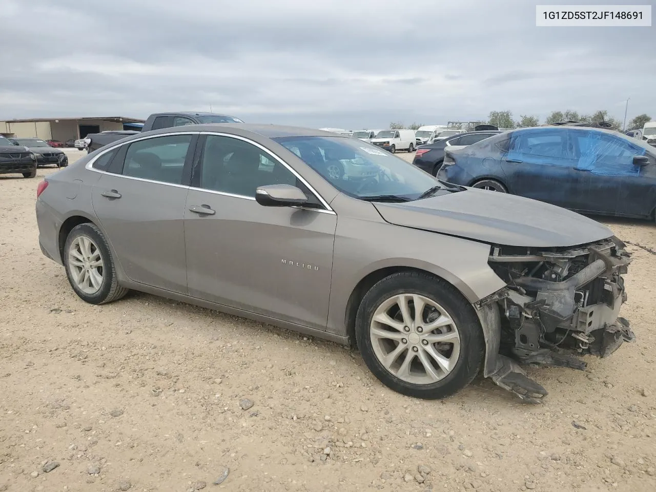 2018 Chevrolet Malibu Lt VIN: 1G1ZD5ST2JF148691 Lot: 77699244