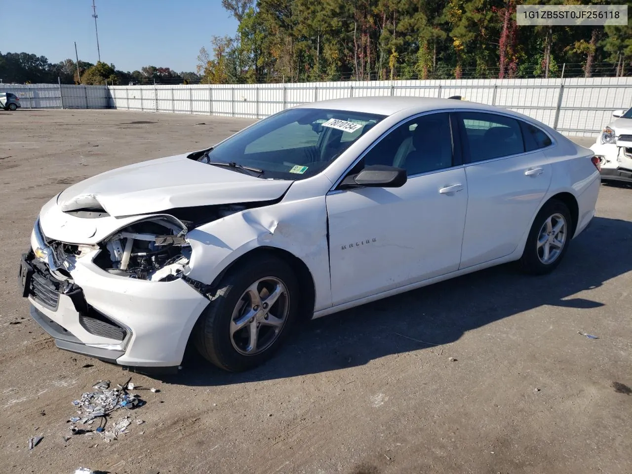 2018 Chevrolet Malibu Ls VIN: 1G1ZB5ST0JF256118 Lot: 78010154