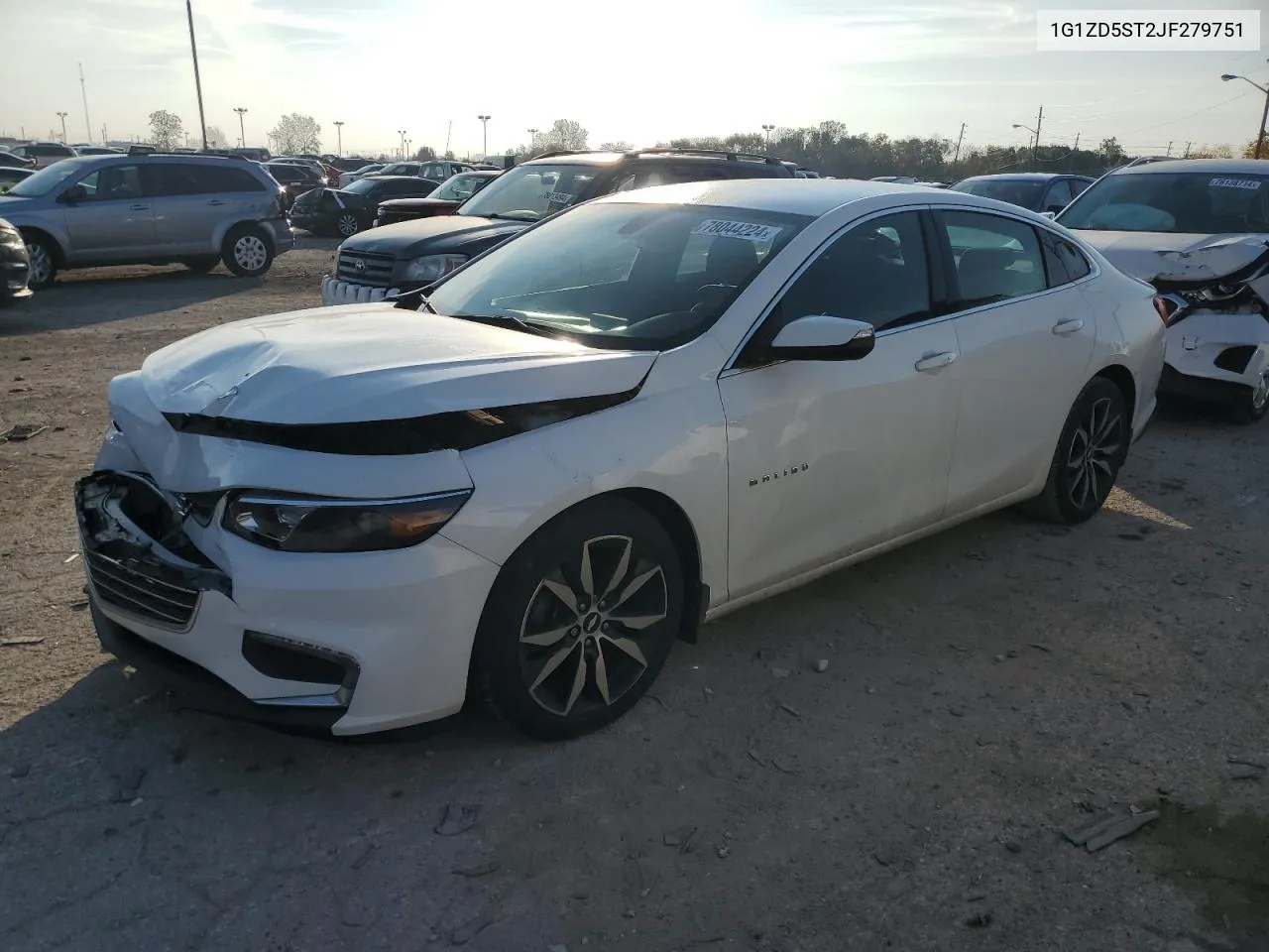 2018 Chevrolet Malibu Lt VIN: 1G1ZD5ST2JF279751 Lot: 78044224