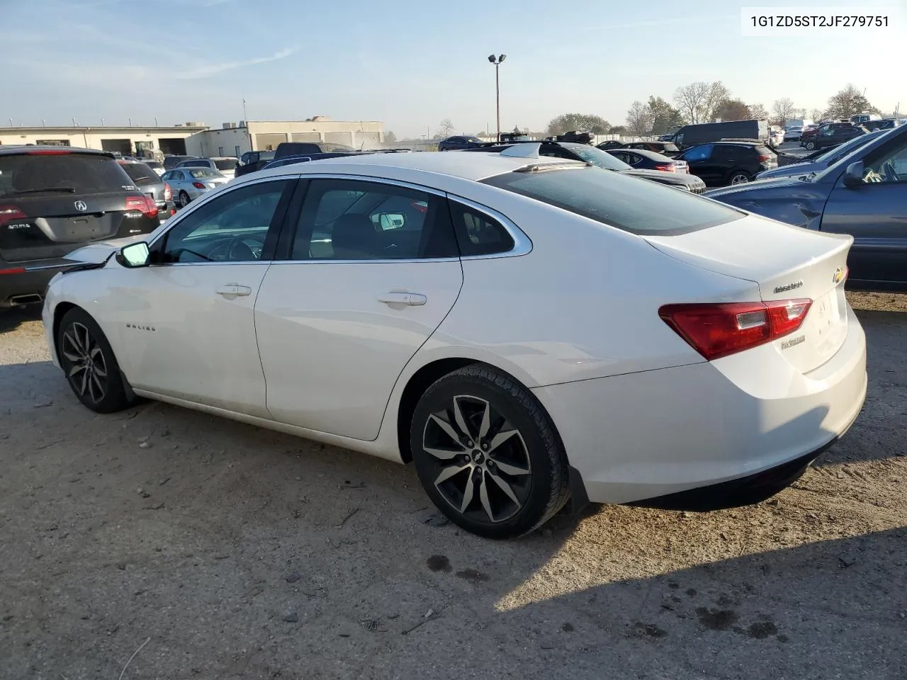 2018 Chevrolet Malibu Lt VIN: 1G1ZD5ST2JF279751 Lot: 78044224