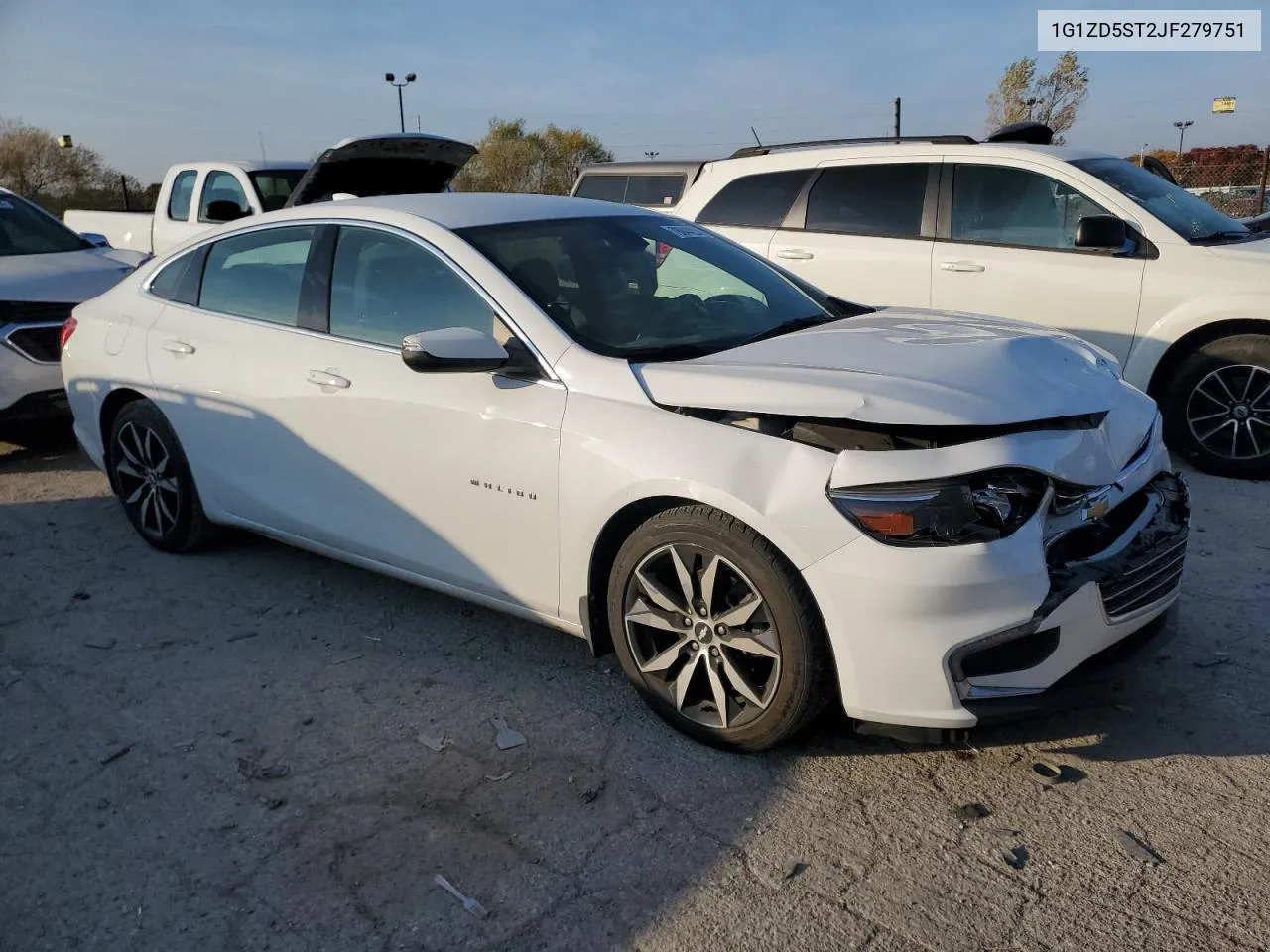 2018 Chevrolet Malibu Lt VIN: 1G1ZD5ST2JF279751 Lot: 78044224