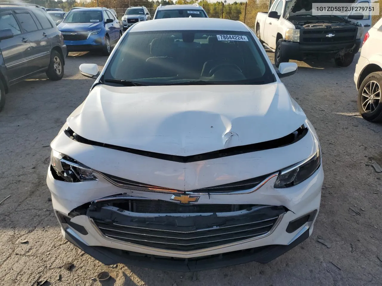 2018 Chevrolet Malibu Lt VIN: 1G1ZD5ST2JF279751 Lot: 78044224