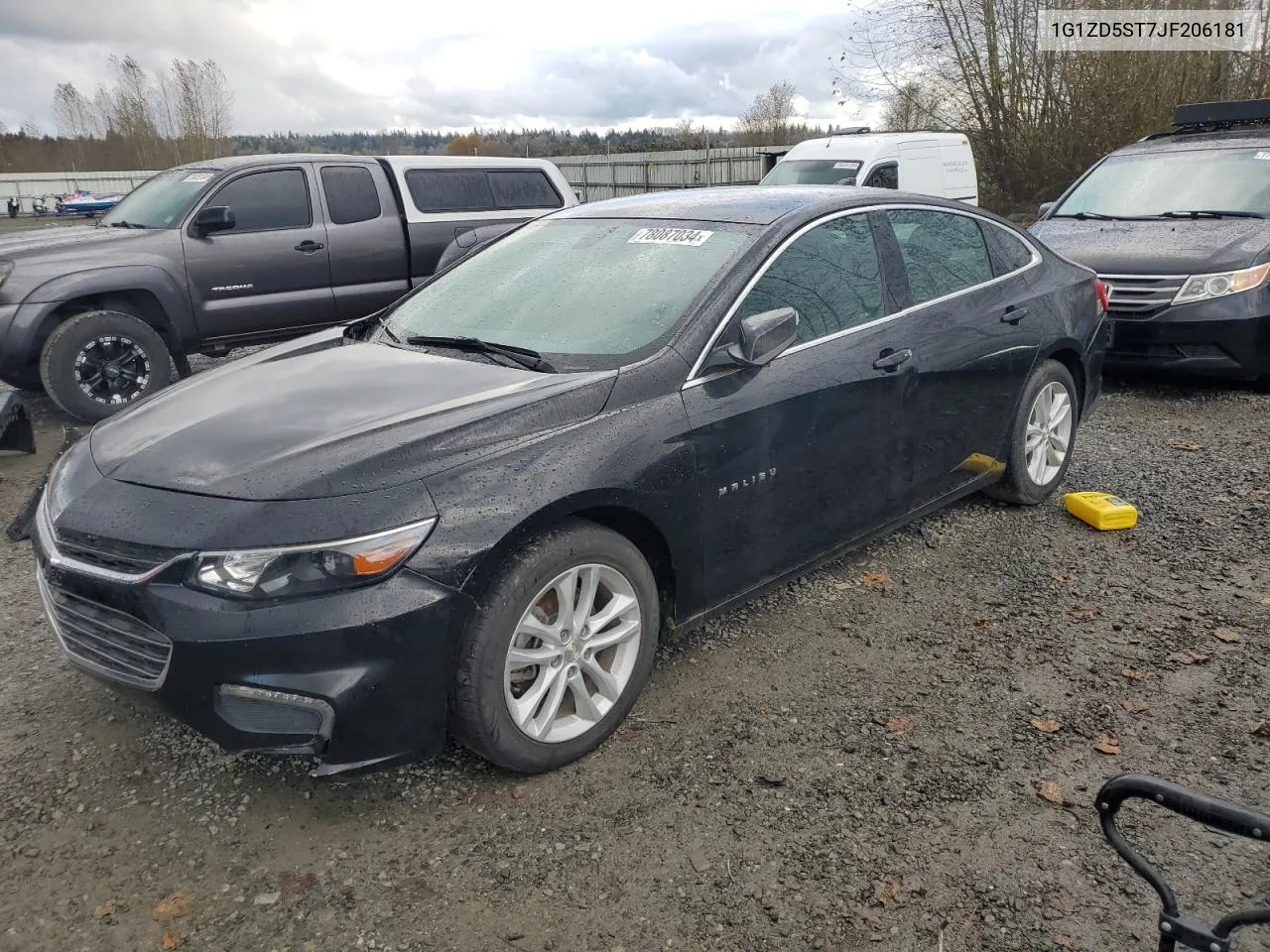 2018 Chevrolet Malibu Lt VIN: 1G1ZD5ST7JF206181 Lot: 78087034