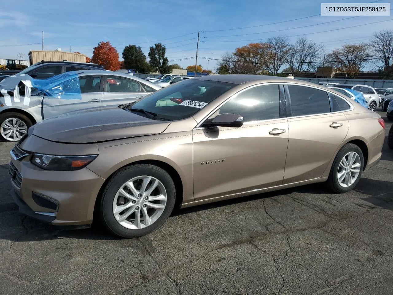 2018 Chevrolet Malibu Lt VIN: 1G1ZD5ST5JF258425 Lot: 78090254