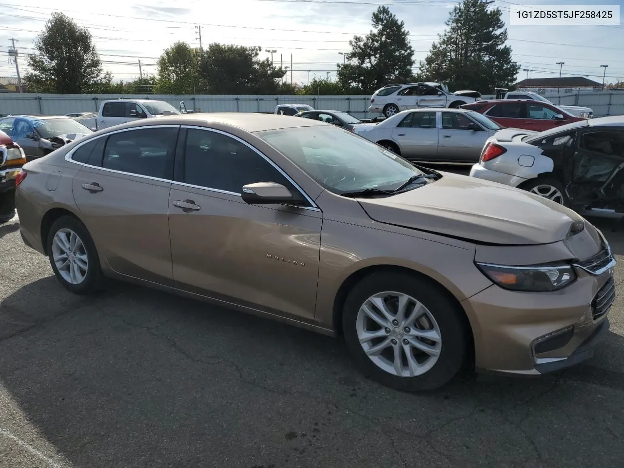 2018 Chevrolet Malibu Lt VIN: 1G1ZD5ST5JF258425 Lot: 78090254