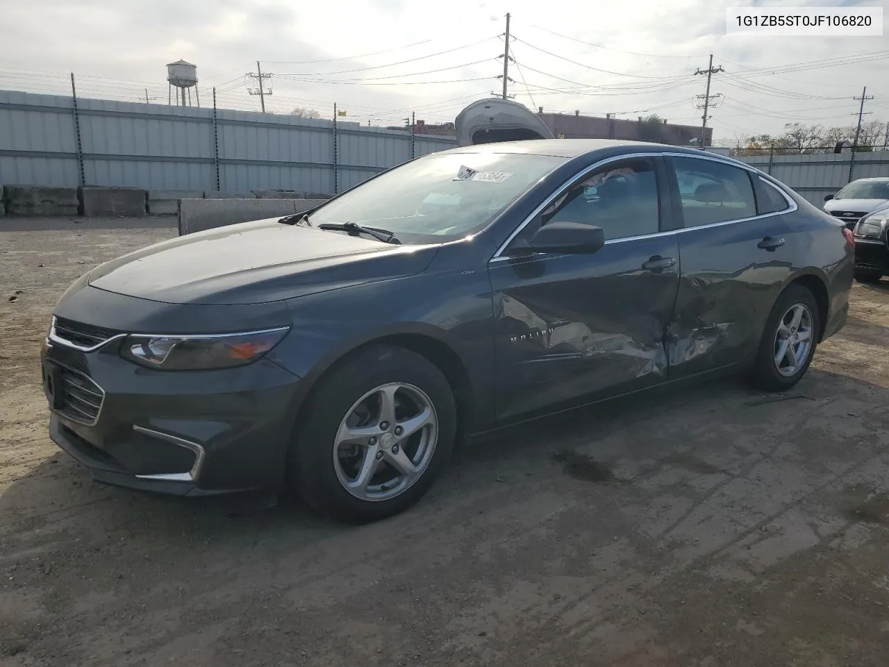 2018 Chevrolet Malibu Ls VIN: 1G1ZB5ST0JF106820 Lot: 78386384