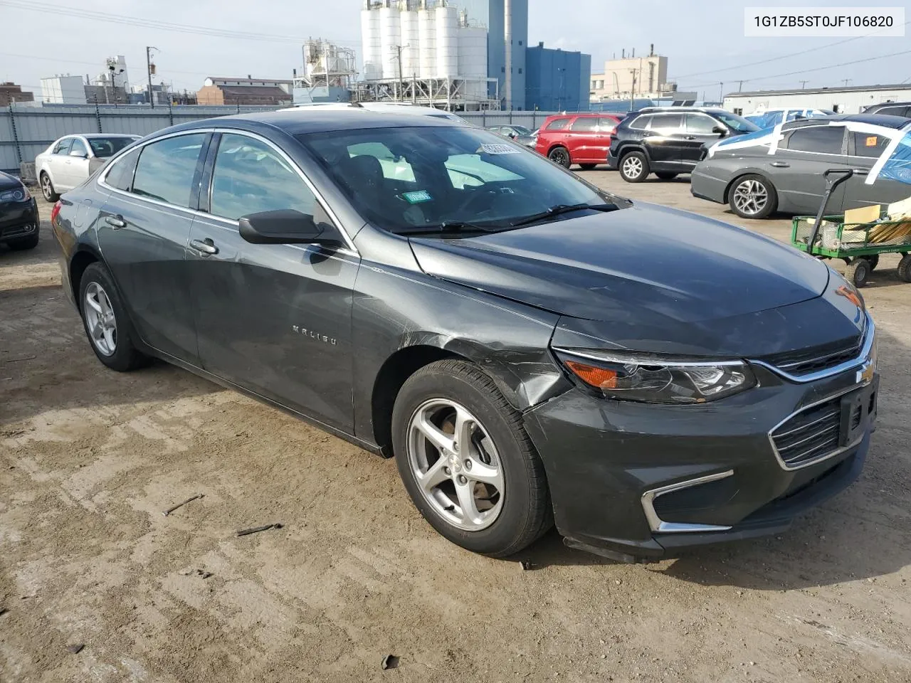 2018 Chevrolet Malibu Ls VIN: 1G1ZB5ST0JF106820 Lot: 78386384