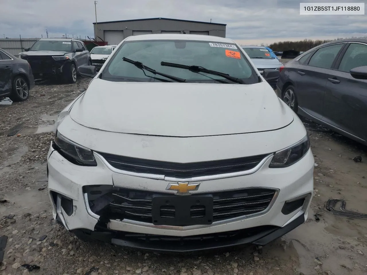 2018 Chevrolet Malibu Ls VIN: 1G1ZB5ST1JF118880 Lot: 78397384