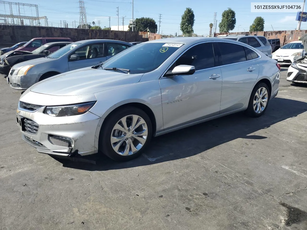 2018 Chevrolet Malibu Premier VIN: 1G1ZE5SX9JF104736 Lot: 78404814