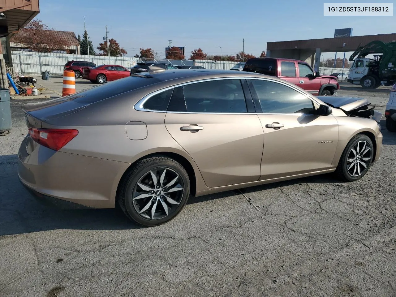 2018 Chevrolet Malibu Lt VIN: 1G1ZD5ST3JF188312 Lot: 78465674